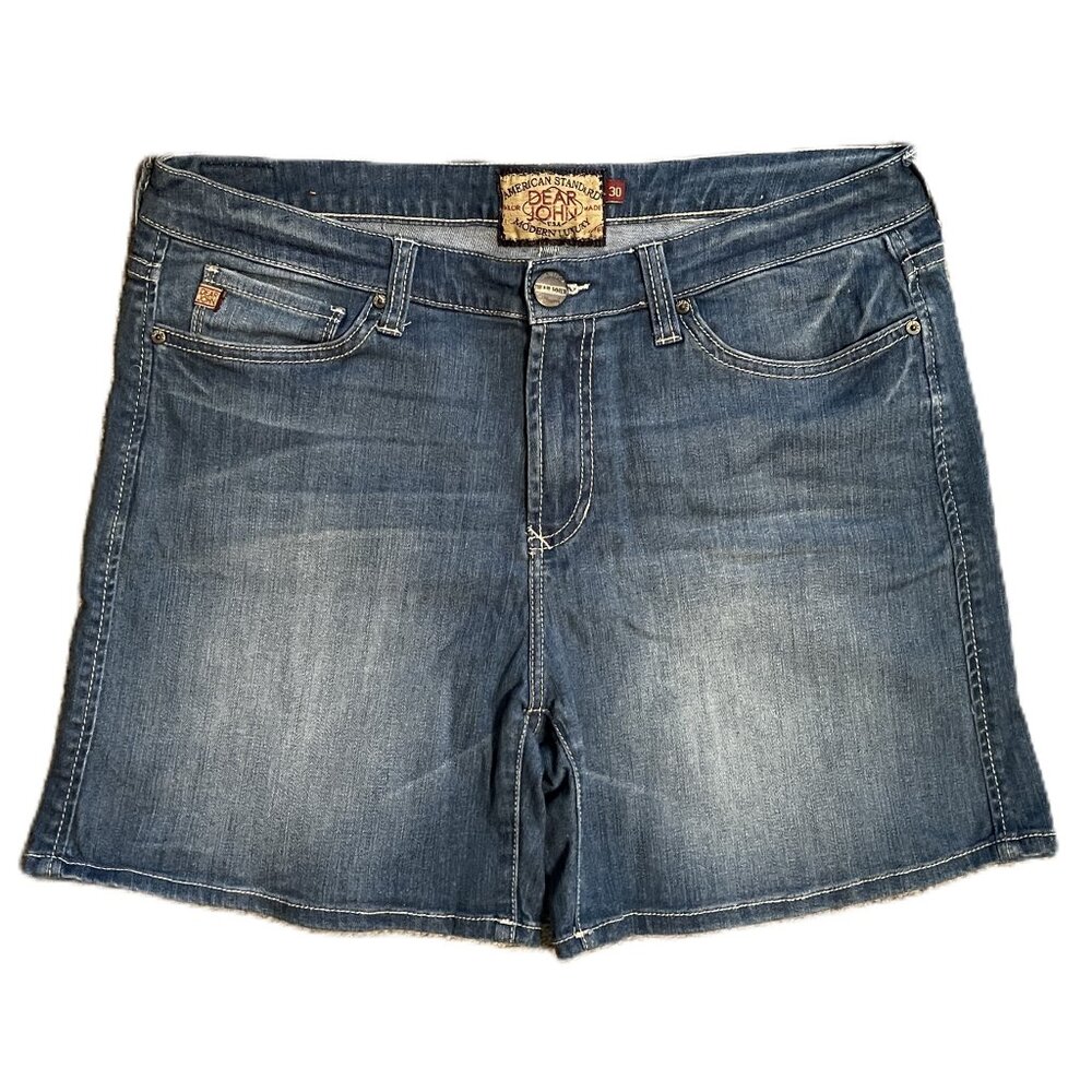 DEAR JOHN WOMENS JEAN SHORTS Size 30 DENIM Stretch COOL BREEZE  1146AT